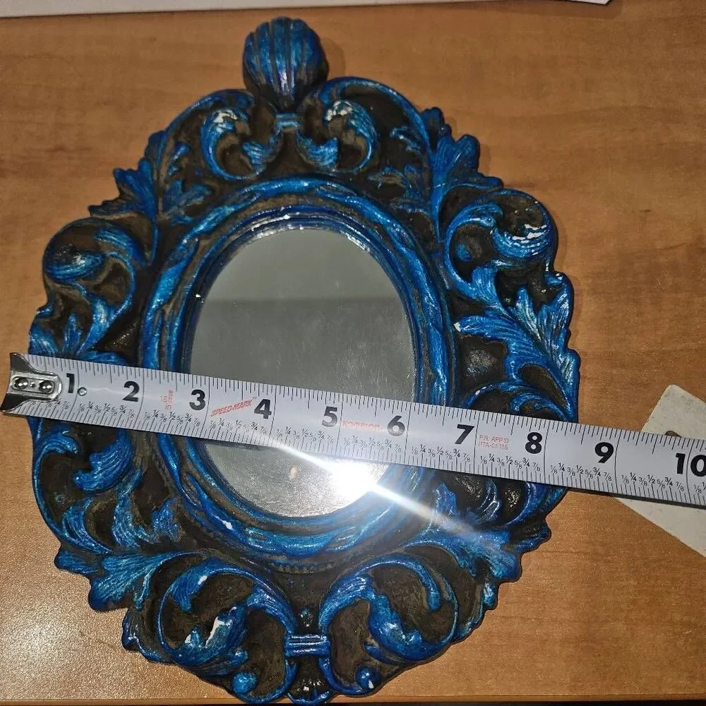1960s Jaru of California Ceramic Baroque Mirror